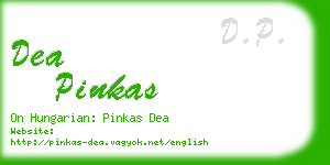 dea pinkas business card